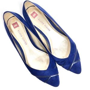 ELAINE TURNER Kendall Suede Leather Ballet Flats 8
